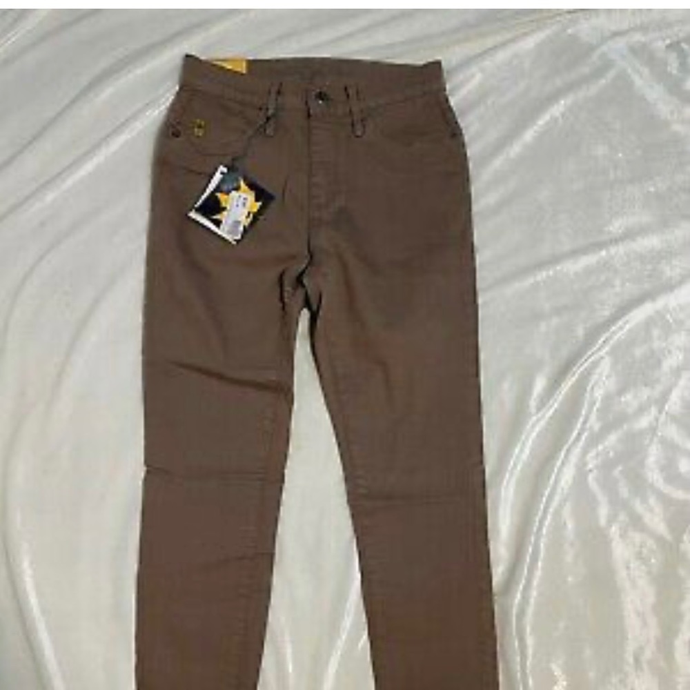 Yoga Jeans High Rise Ankle Taupe/Brown